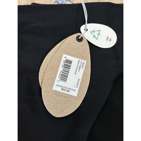 prAna Innix Bikini Bottoms - UPF 50+ NWT size XL Black - Picture 4 of 6